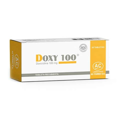 Dónde Comprar Doxy Doxiciclina 100 Mg