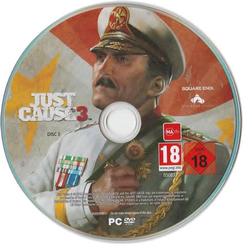 Just Cause 3 Collectors Edition 2015 Playstation 4 Box Cover Art