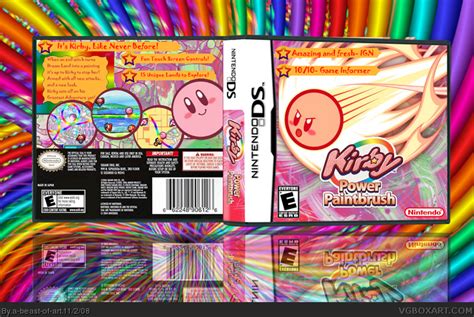 Kirby Power Paintbrush Nintendo Ds Box Art Cover By A Beast Of Art