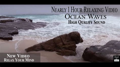 Relaxing Ocean Waves High Quality Sound HD Video Of A Beautiful Beach Nearly Hour YouTube