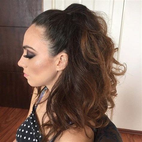 40 Easy And Chic Half Ponytails For Straight Wavy And Curly Hair