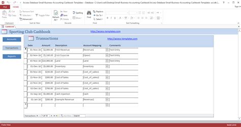 Microsoft Access Database For Small Business Tideventures