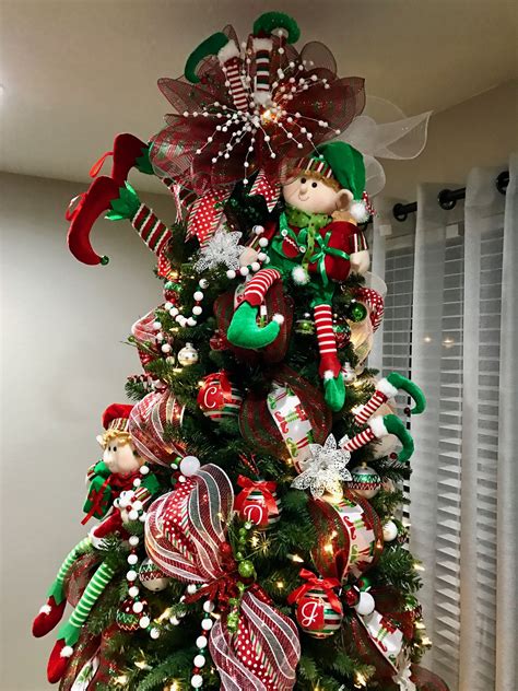 Elf Christmas Decorations Whimsical Christmas Trees Christmas Tree Themes