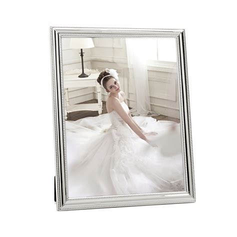 Whitehill Studio Silver Plated Photo Frame Beaded 8x10
