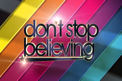 The use of don't stop believin' in this critically adored scene got the attention of the hollywood community, who saw the emotion the believing in yourself and following your passion are ideals steve perry holds dear. Don't Stop Believing - Stig of the Dump
