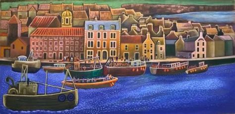 Eyemouth Harbour Fidra Fine Art