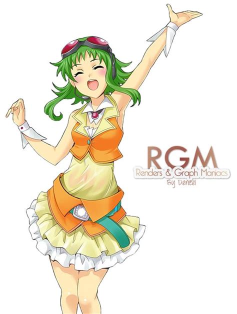 Render Gumi Megpoid Vocaloid Vocaloid Music Png Cutout Image