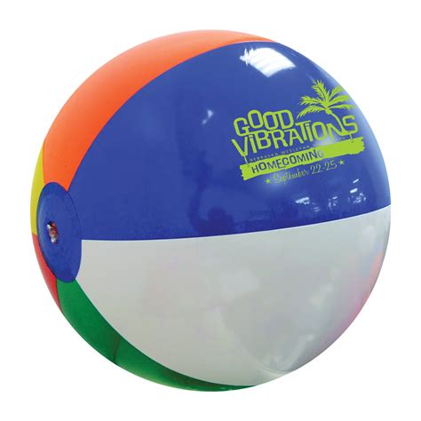 Promotional 12 Multi Colored Beach Ball National Pen