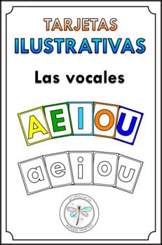 Spanish Flash Cards Vowels Tarjetas Ilustrativas Las Vocales My Xxx