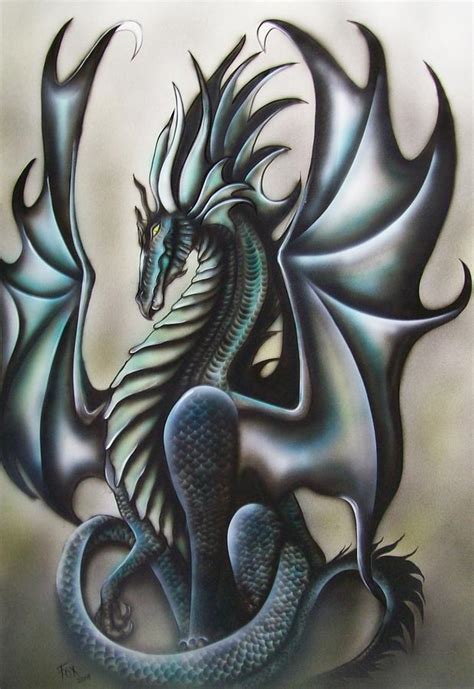 Fantasy Dragon Painting By Melinda Fox Fine Art America