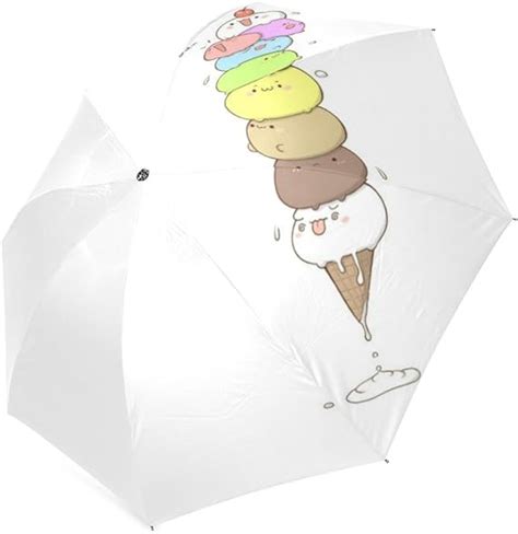 personalized cute ice cream foldable umbrella travel umbrella amazon ca sports and outdoors