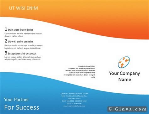 Modification and customization of these free brochure templates is possible as these templates are perfectly grouped for easy editing. Download Free Microsoft Office Brochure Templates | Ginva