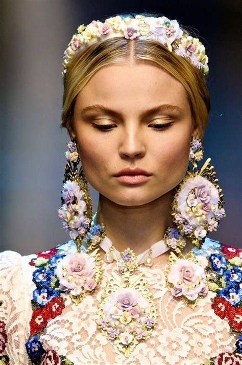 Magdalena Frackowiak Dolce And Gabbana Fall 2012 Rtw Baroque Fashion