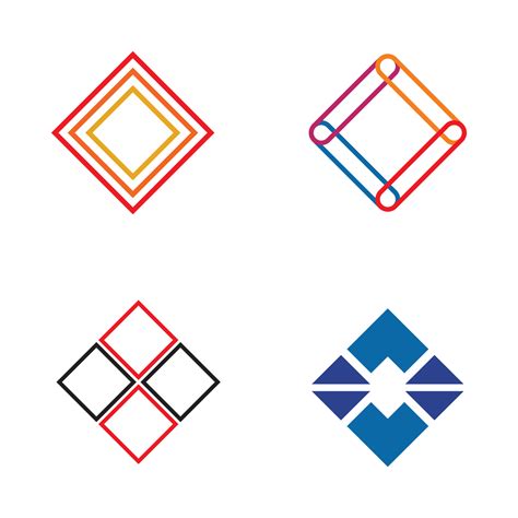 Rhombus Shape Pattern Icon Logo Design 5001768 Vector Art At Vecteezy