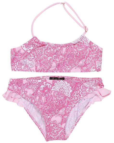 Stella Cove Girls Beachwear Girls Beachwear Pink Bikini Bikinis