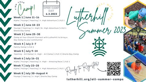 Summer Camp Resources Lutherhill Ministries La Grange Galveston