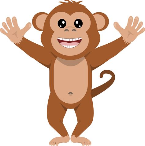 Cute Cartoon Monkey Transparent Image | PNG Arts png image