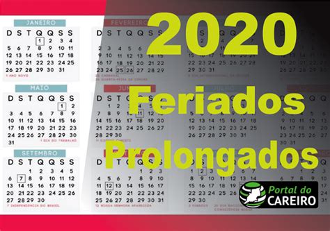 Em 2020 Terá 11 Feriados Nacionais No Final De Semana Portal Do Careiro