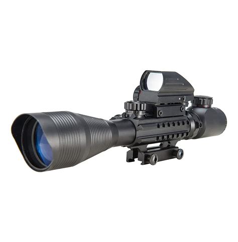 Hai 4 12x50 Eg Hunting Rifle Scope Rangefinder Optics Combo With