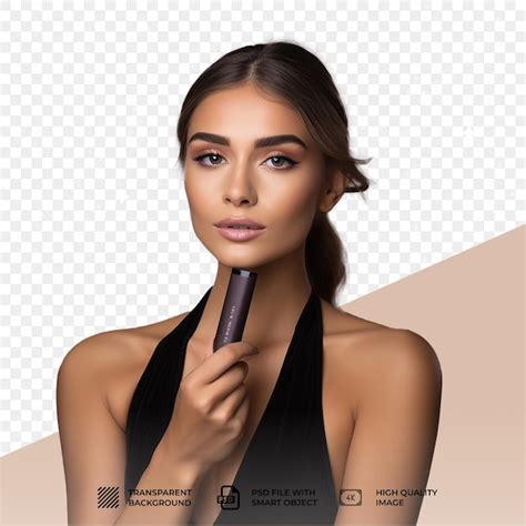Premium Psd Psd Women Makeup And Beauty Isolated On Transparent Background