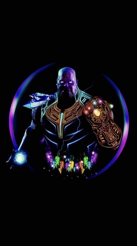 Neon Thanos Marvel Superheroes Thanos Marvel Avengers