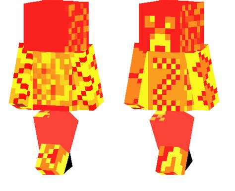 Fire Creeper Minecraft Pe Skins