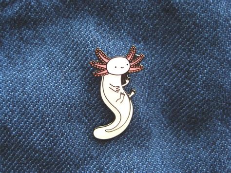 Axolotl Enamel Pin Etsy