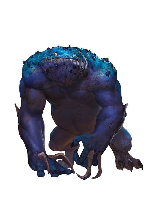 Slaad Bleu Monstre Dandd Criaturas Fantásticas Concepto De Criatura