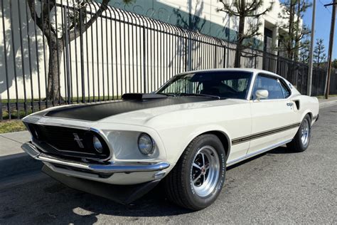 For Sale 1969 Ford Mustang Mach 1 Wimbledon White 428ci Cobra Jet