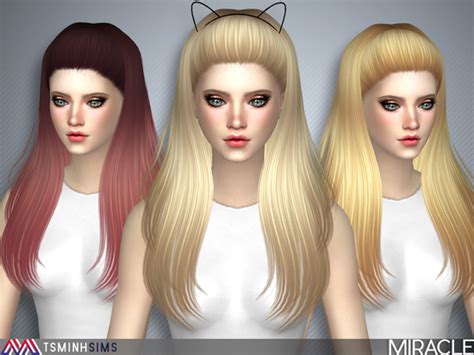 Tsminhsims Miracle Hair 40 Set Sims 4 Updates ♦ Sims 4 Finds