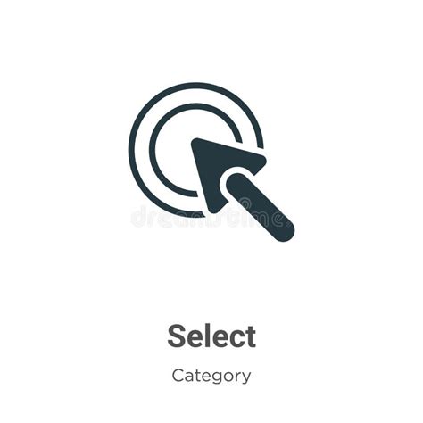 Select Vector Icon On White Background Flat Vector Select Icon Symbol