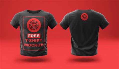 Free Short Sleeve Front And Back T Shirt Mockup Psd Psfiles