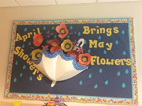 April showers bring may flowers. "April showers bring May flowers" spring classroom ...