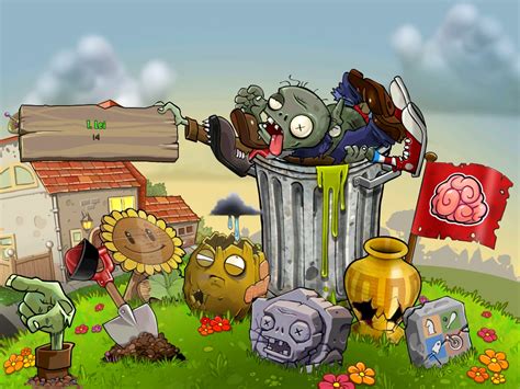10 New Plants Vs Zombies Background Full Hd 1920×1080 For Pc Background