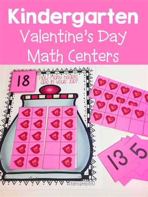 Valentines Day Kindergarten Math Kindergarten Math Math Centers
