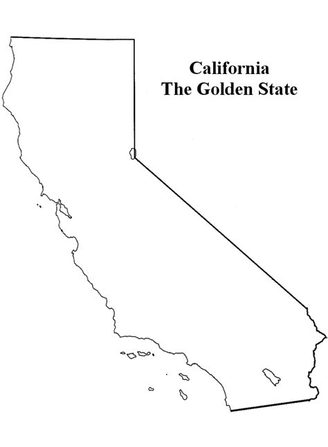 California Map Outline Free Download Clip Art Free Clip Art On