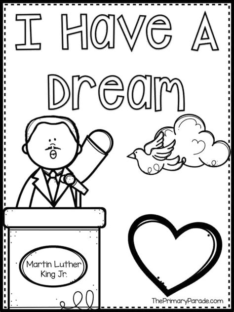 Mlk Day Coloring Sheets Coloring Pages