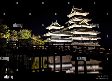 Night Photo Of Matsumoto Castle One Of Japans Premier Historic