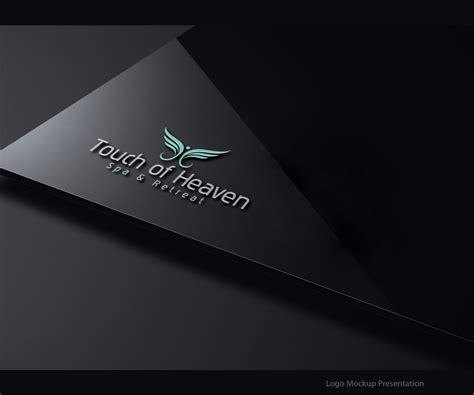 Elegant Modern Logo Design For Touch Of Heaven Spa And Retreat By