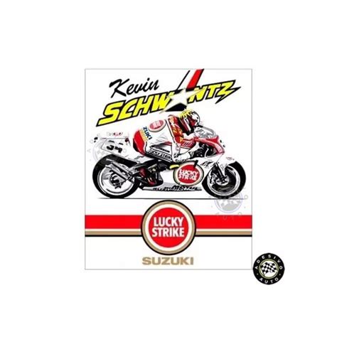 Adesivo Kevin Schwantz Lucky Strike Suzuki Champion 93 500cc No Elo7