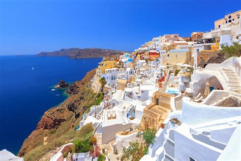 サントリーニ島の家並み ギリシャの風景 Beautiful 世界の絶景 美しい景色