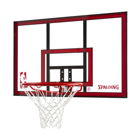Spalding Nba 44 Polycarbonate Basketball Backboard And Rim Combo