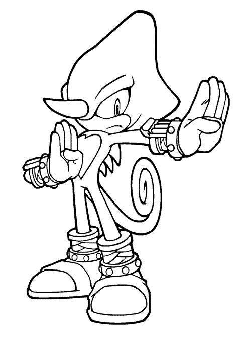 Sonic X Coloring Pages 🖌 To Print And Color