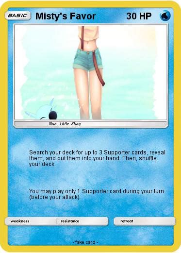 Pokémon Misty s Favor My Pokemon Card