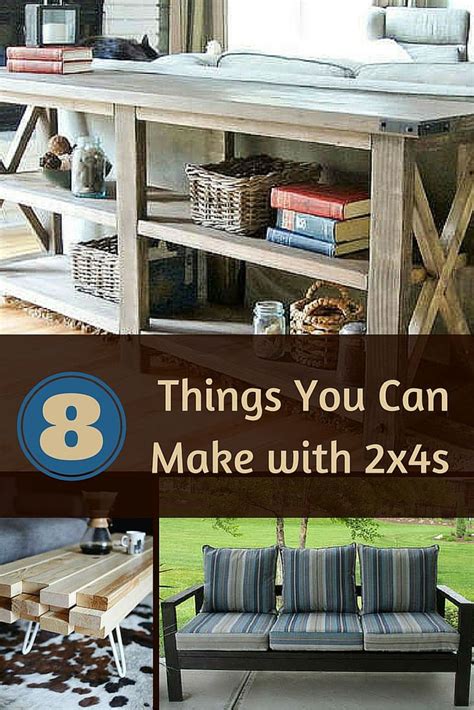 8 Things You Can Make With 2x4s Woodworking Projects That Sell Diy