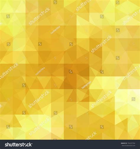 Background Yellow Geometric Shapes Abstract Triangle Stock Vector