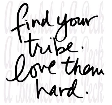 Find Your Tribe Love Them Hard Svg Etsy