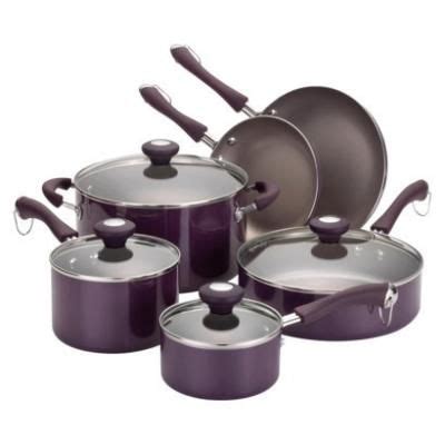 Shop for paula deen cookware at bed bath & beyond. Paula Deen Purple Traditional Porcelain Cookware Set - 10 ...