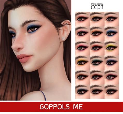 Gpme Gold Eyeshadow Cc 03 At Goppols Me Sims 4 Updates