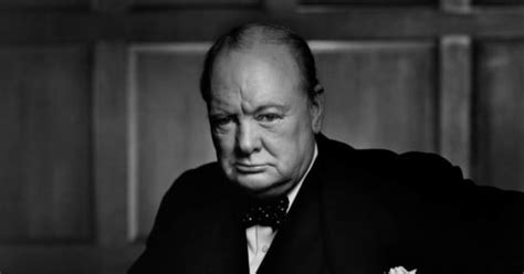 In His Iconic Portrait Winston Churchill Is Scowling Over A Lost Cigar
